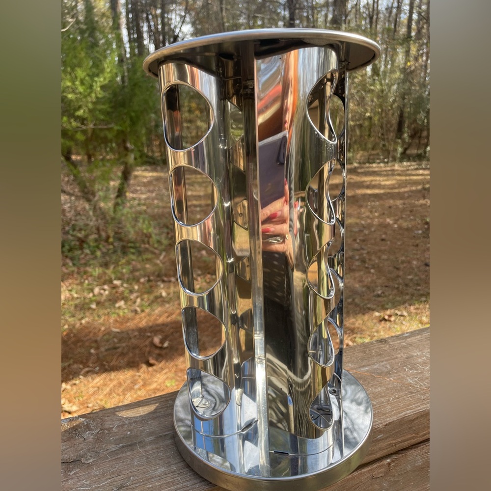 Silver Coffee Pod Holder (20),Carousel.